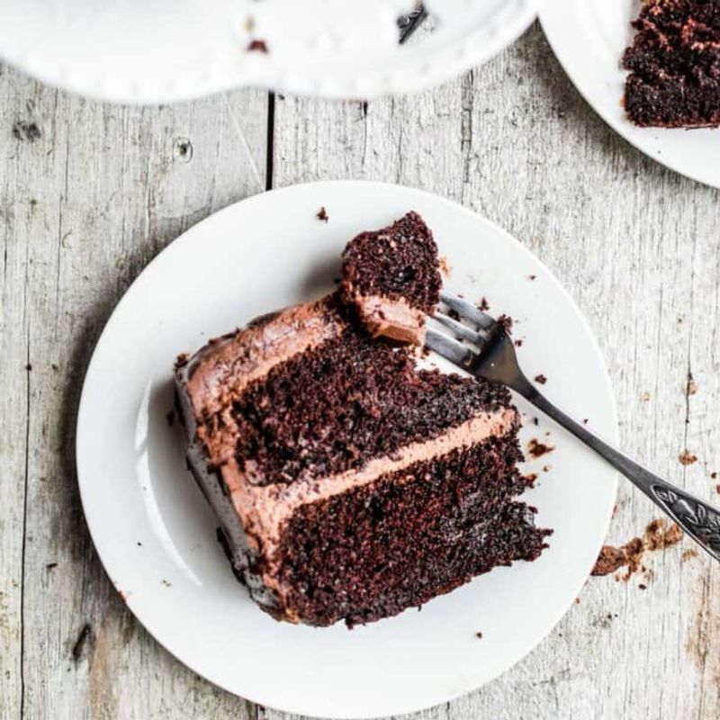 Chocolate Earl Grey Cake
