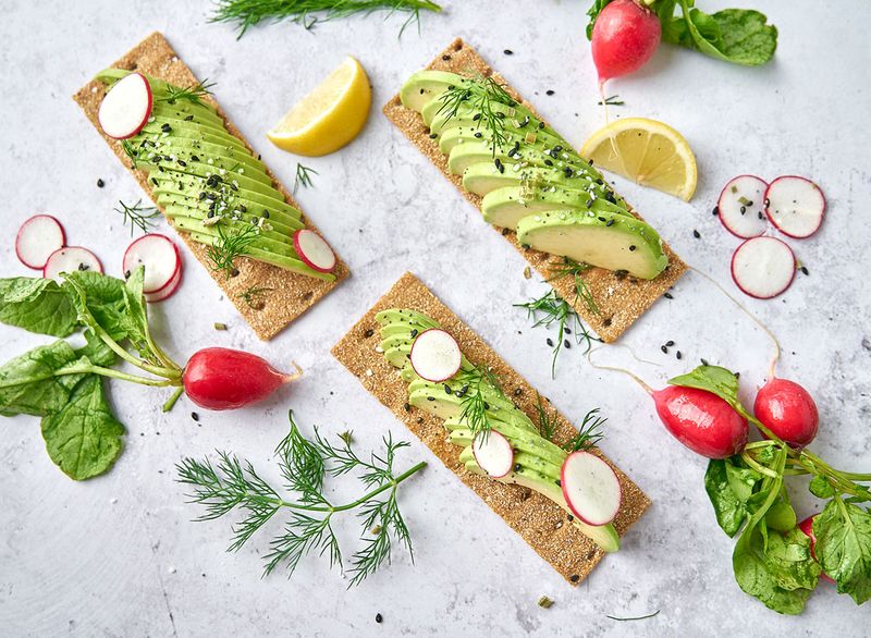 Avocado on Whole-Grain Crispbread