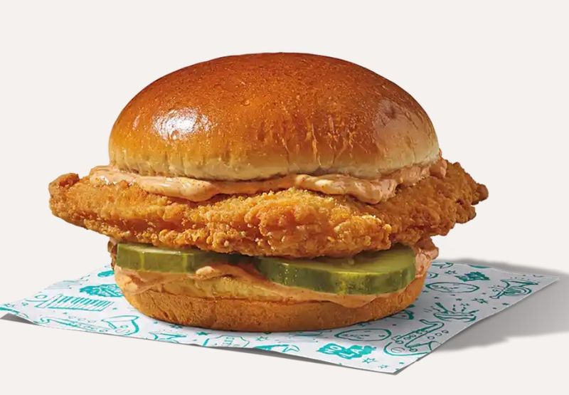 Popeyes Classic Flounder Fish Sandwich
