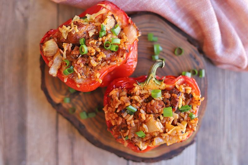 Air Fryer Stuffed Peppers