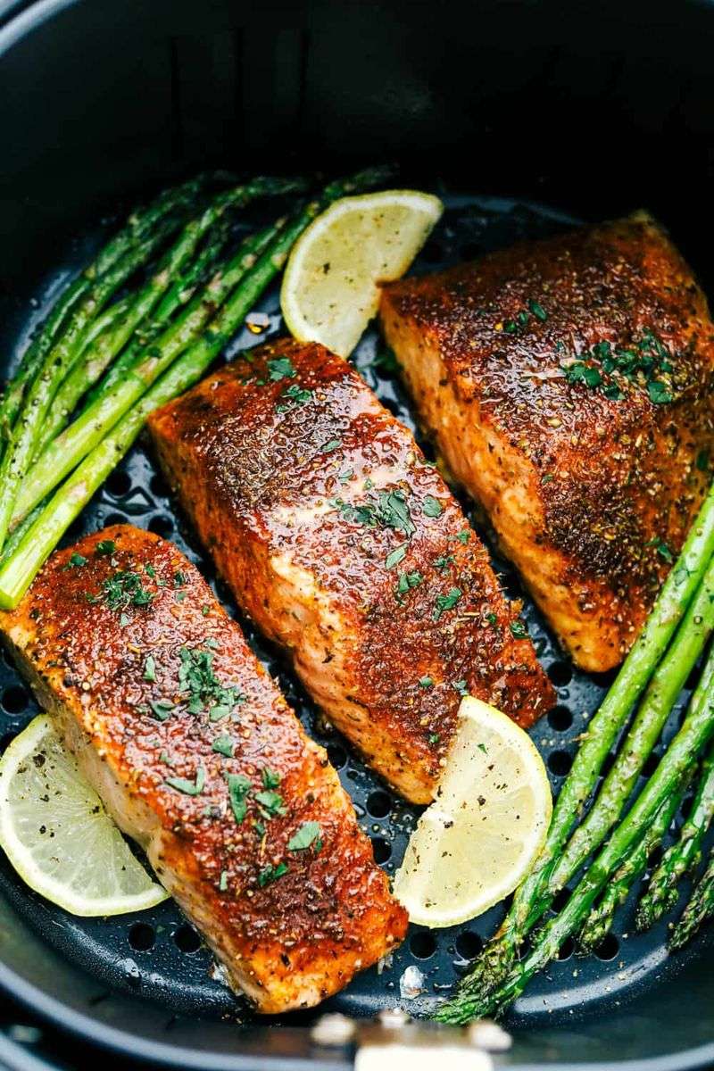 Air Fryer Salmon Fillets