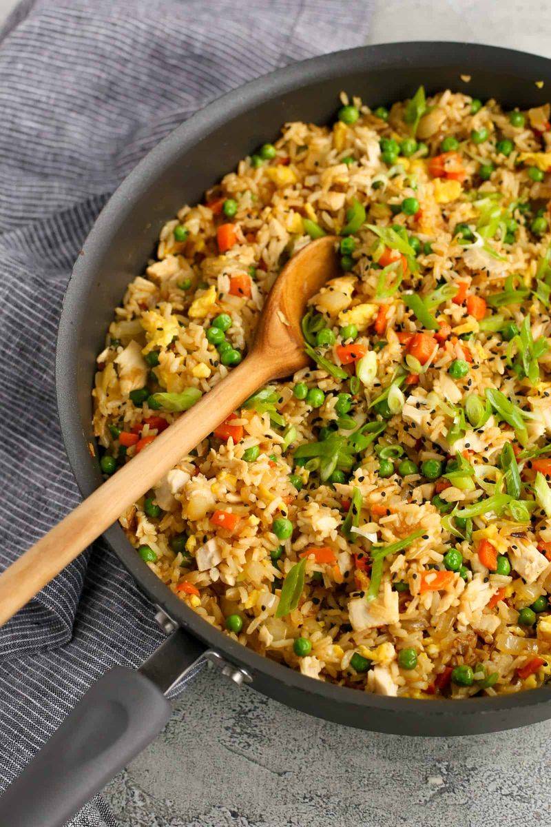 Chicken Fried Rice (Leftover Remix)
