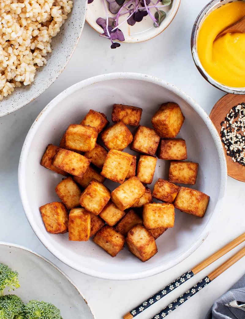 Air-Fried Tofu Bites