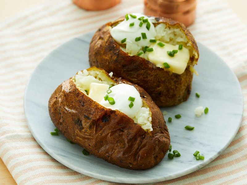 Air Fryer Baked Potatoes
