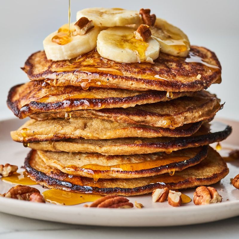 Banana Oat Pancakes