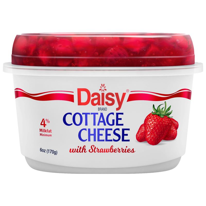 Daisy Cottage Cheese with Strawberries