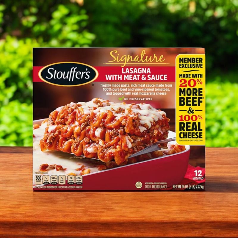 Stouffer’s Lasagna with Meat & Sauce