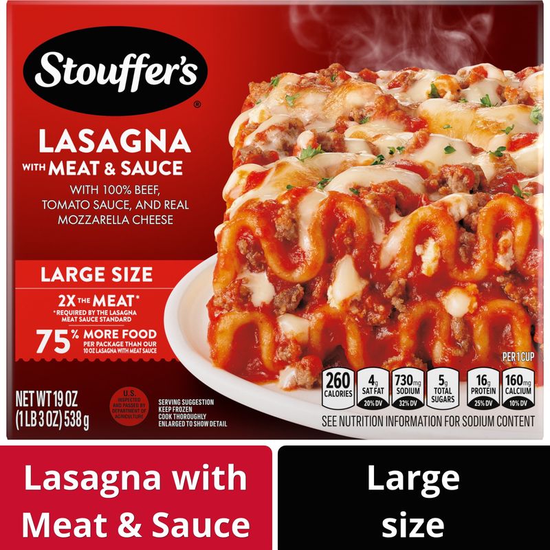 Stouffer’s Lasagna with Meat & Sauce (Classic Size)