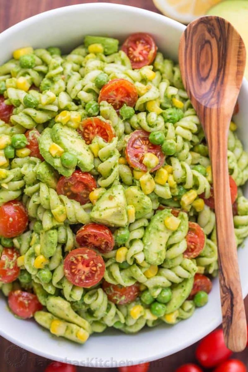 Vegan Creamy Avocado Pasta Salad