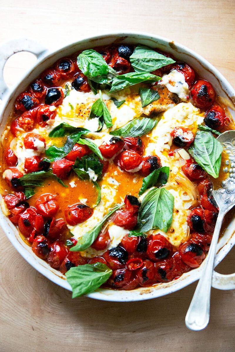 Baked Feta with Tomatoes