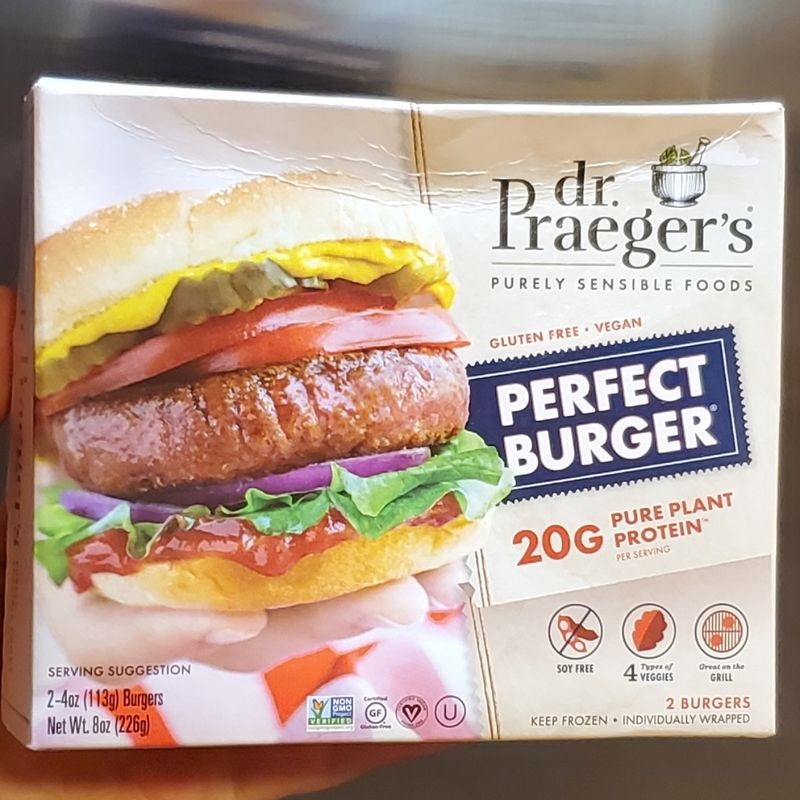 Dr. Praeger’s Perfect Burger (Plant-Based)