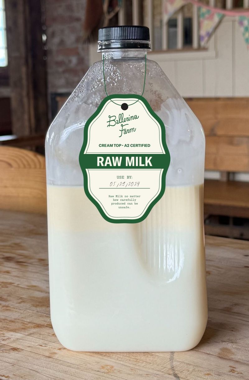 Raw Milk (in many states)