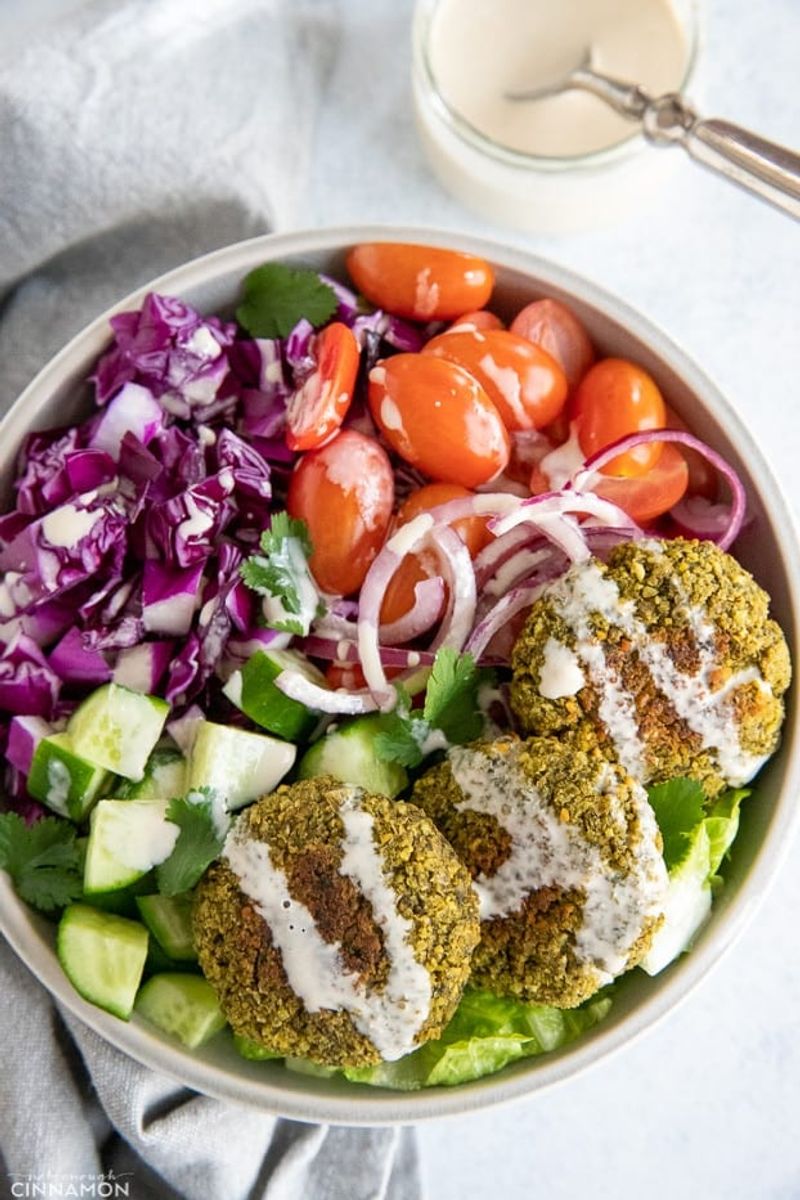 Baked Falafel Bowls