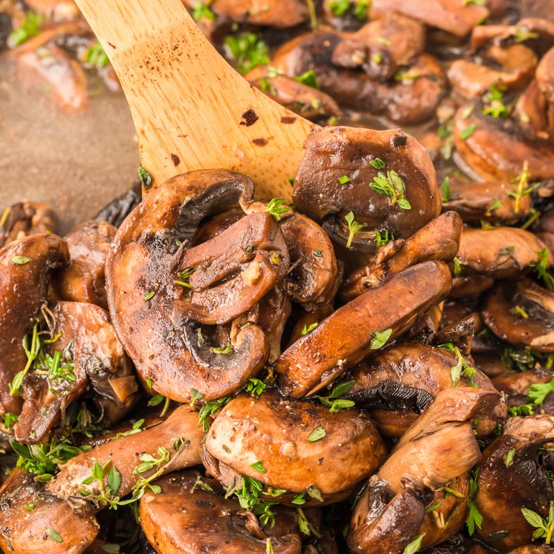 Pan-Seared Mushrooms with Thyme