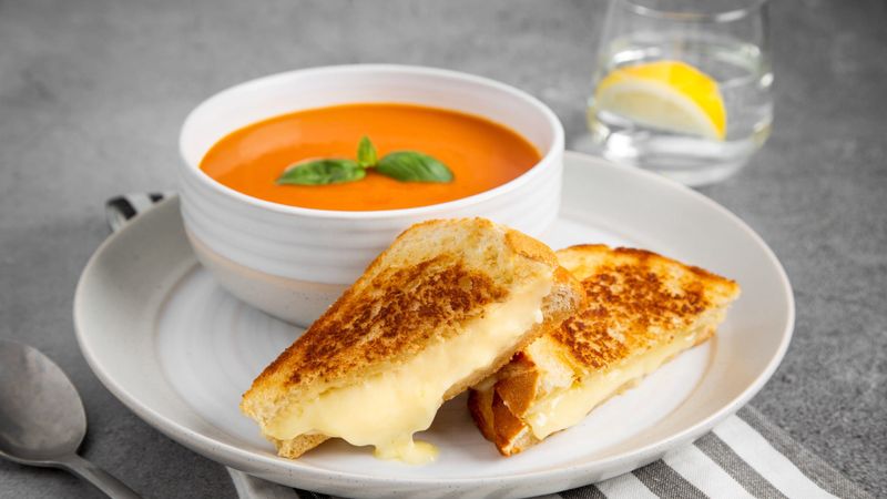 Grilled Cheese and Tomato Soup
