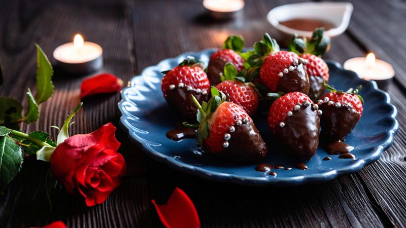 Dark Chocolate-Covered Strawberries
