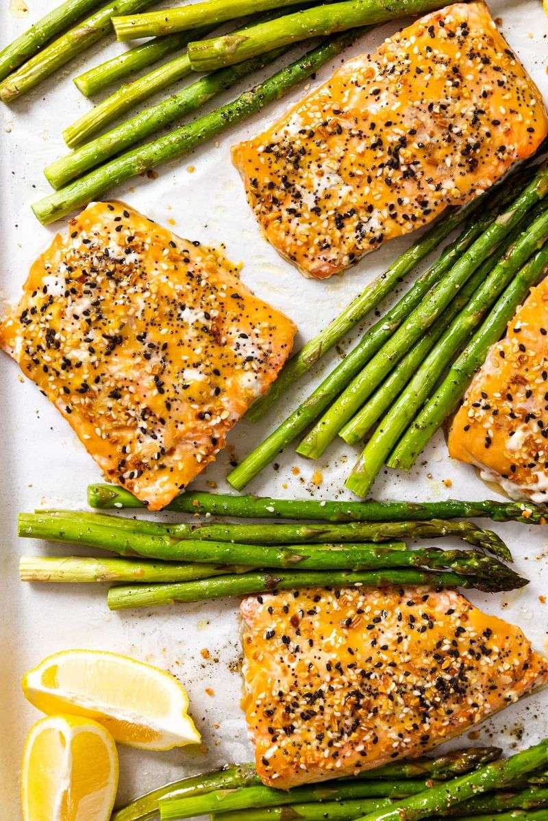 Sheet Pan Salmon & Asparagus