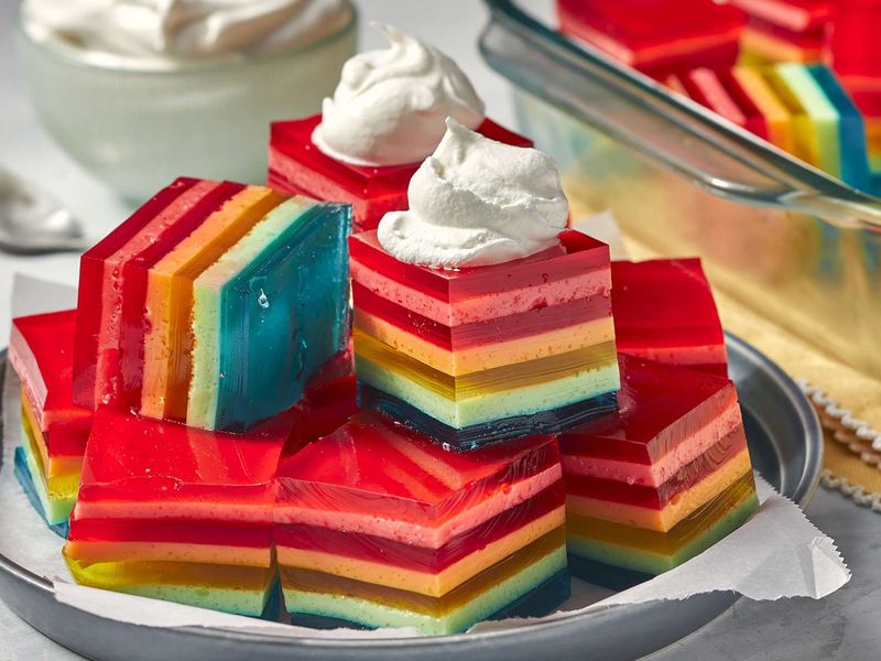 Jell-O Ribbon Salad