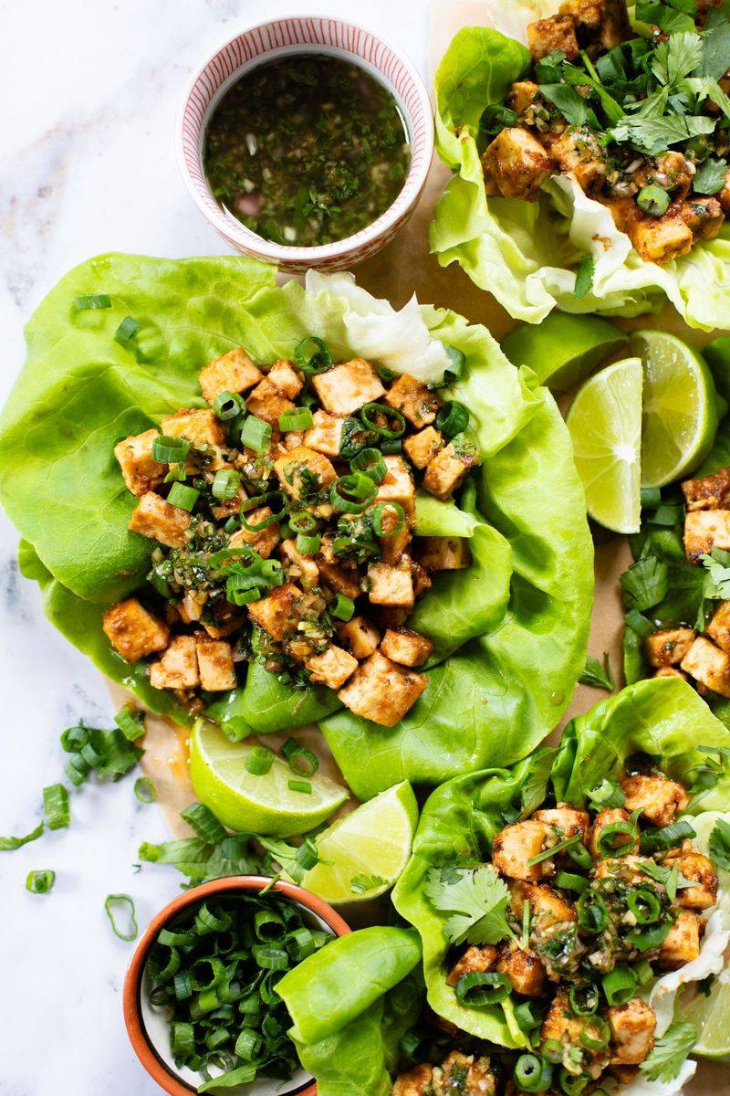 Tofu Salad Wraps