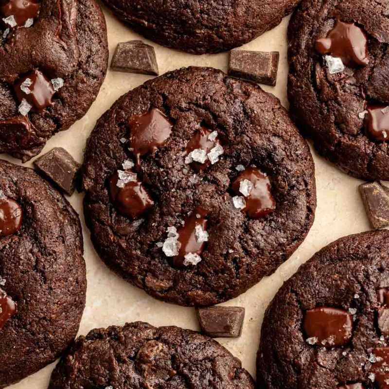 Triple Chocolate Cookies