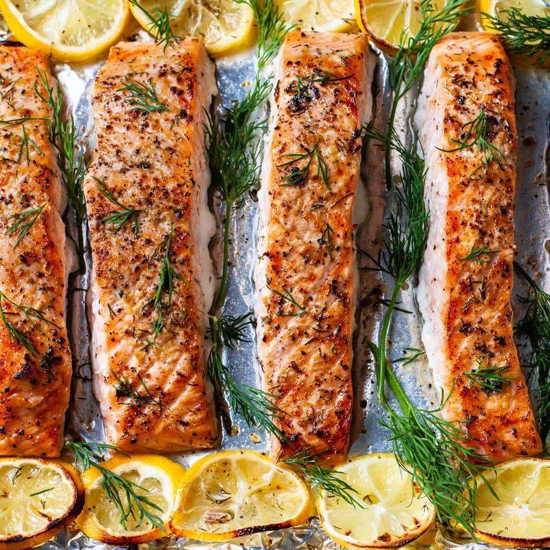 Lemon Dill Baked Salmon