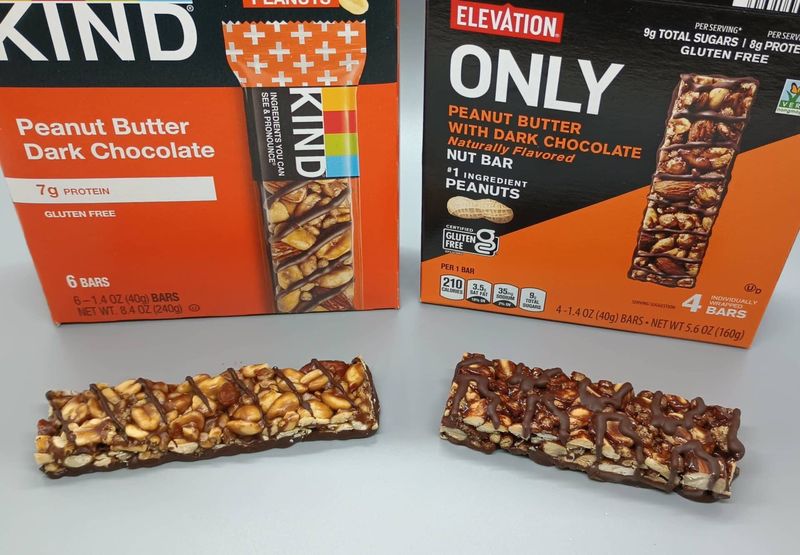 Elevation Protein Bars (vs. KIND or Clif Bars)