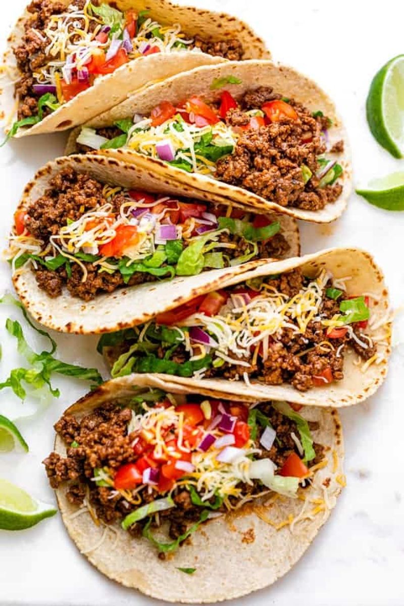 Taco Night with Ground Beef and Cheese