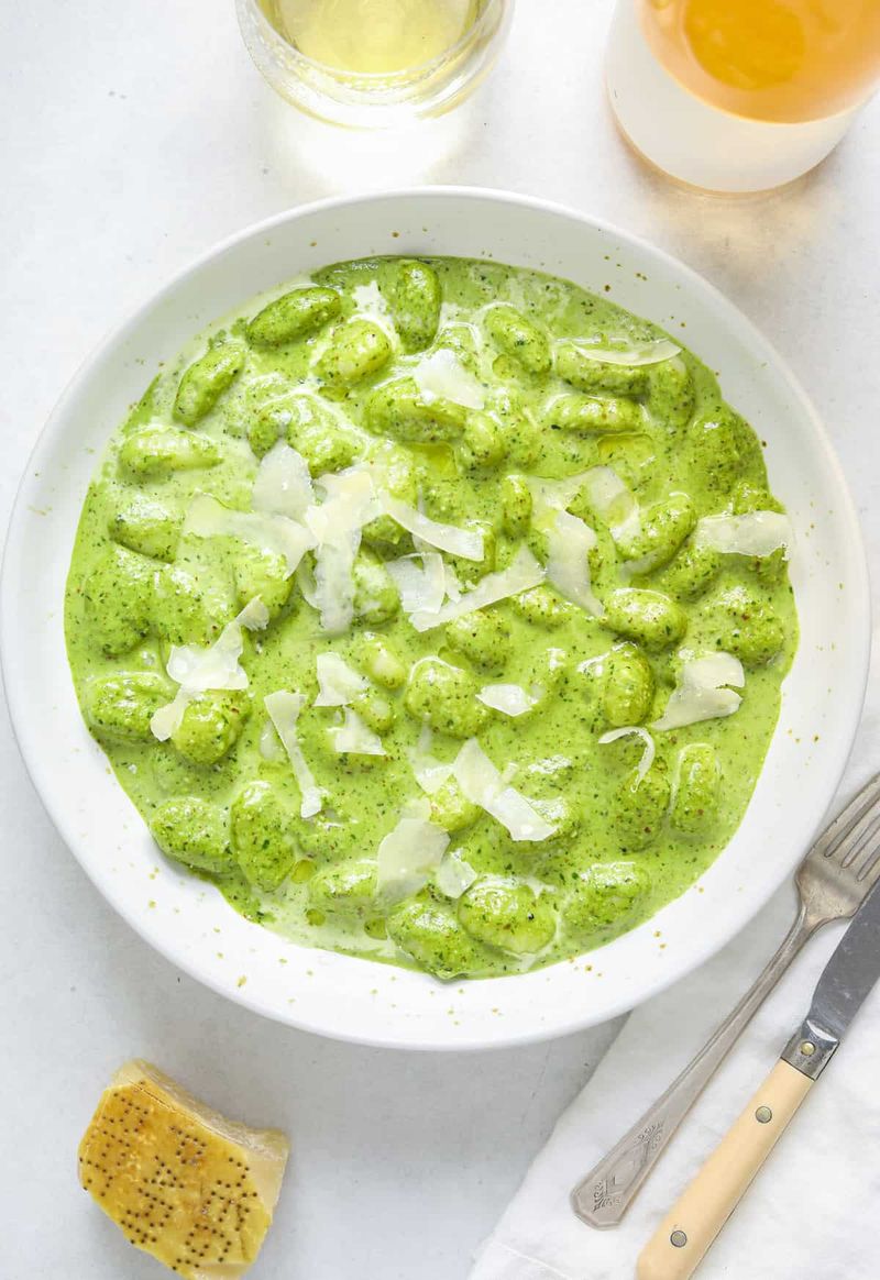 Creamy Pesto Gnocchi