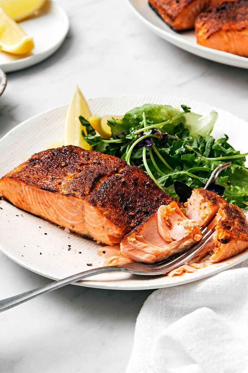 Salmon fillets