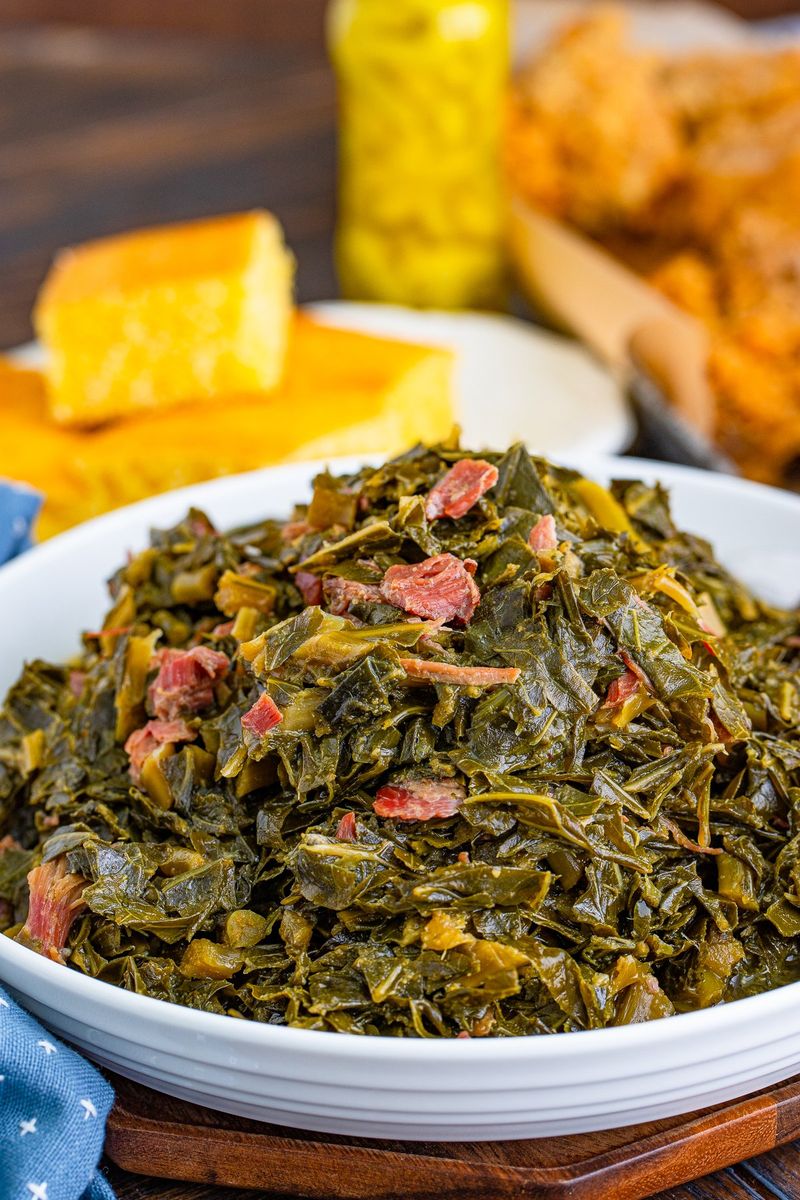 Collard Greens (Simmered Low and Slow)