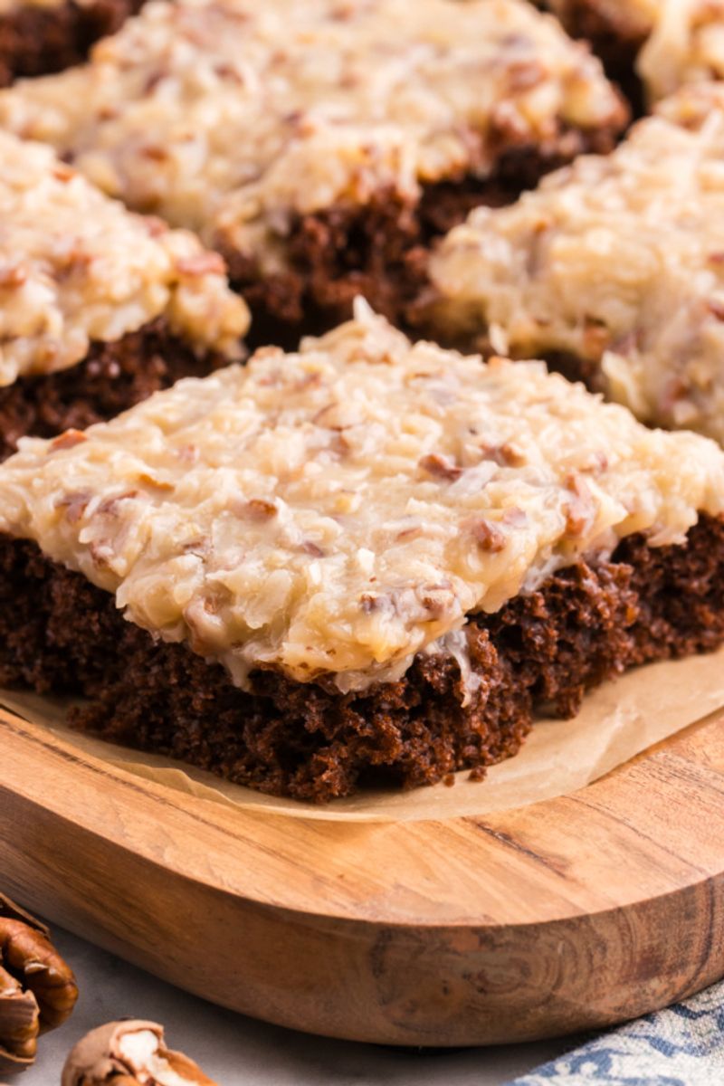 German Chocolate Sheet Cake