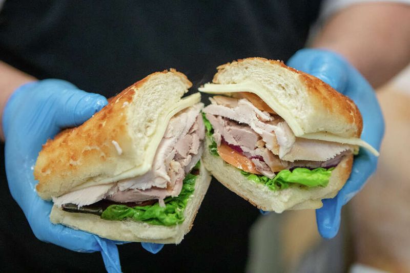 Turkey and Avocado on Dutch Crunch