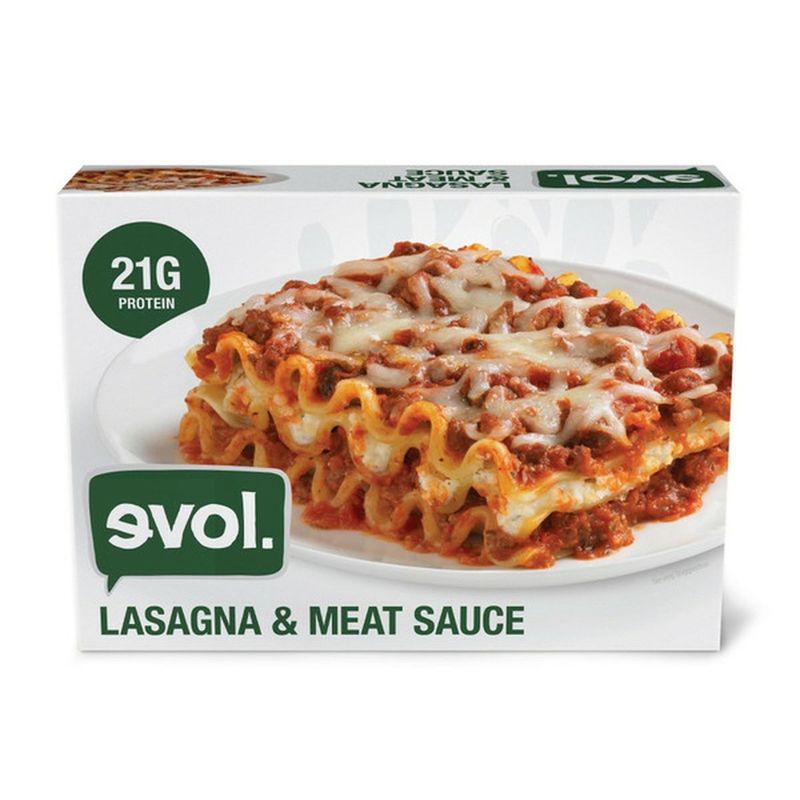 Evol Lasagna with Meat Sauce