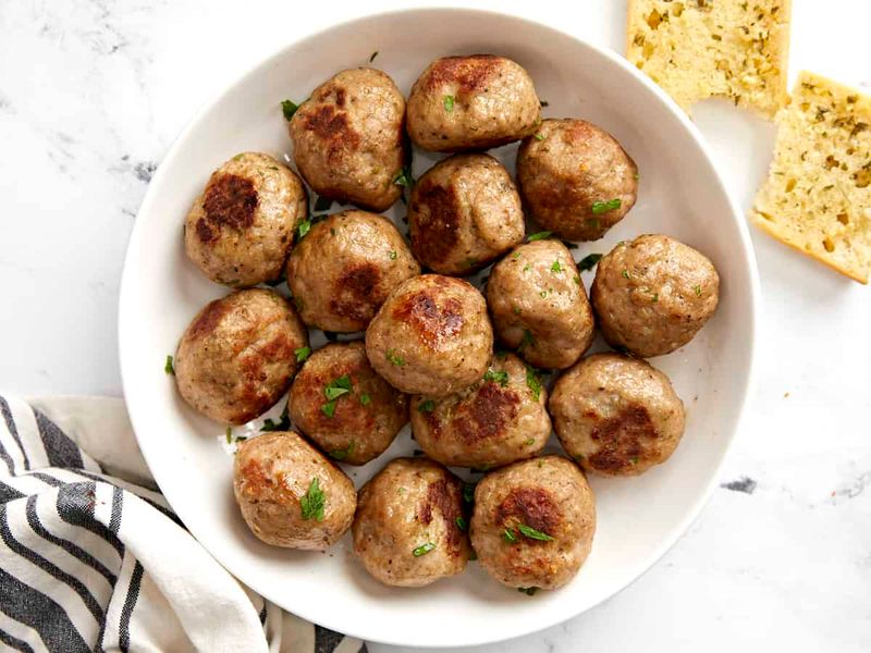 Cooked Perfect Turkey Meatballs