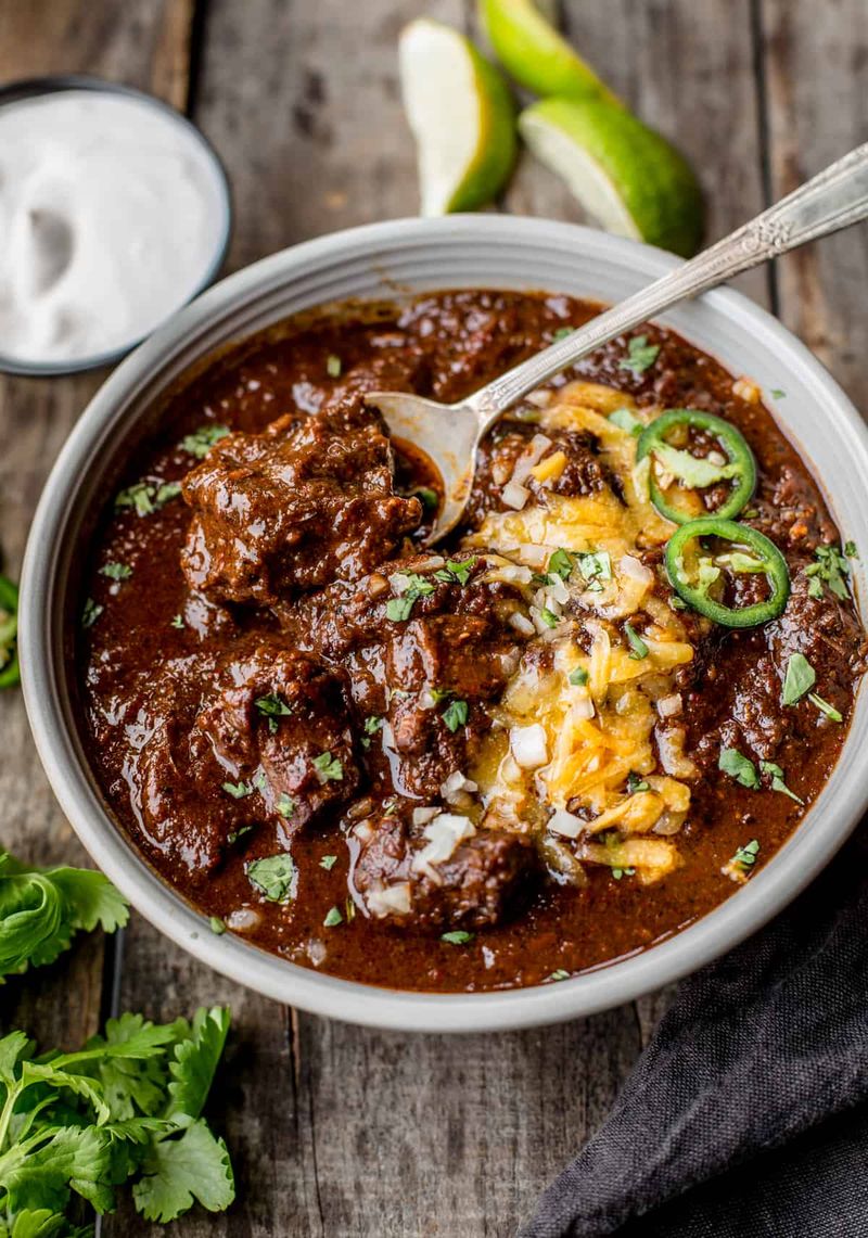 Texas Red Chili (No Beans!)