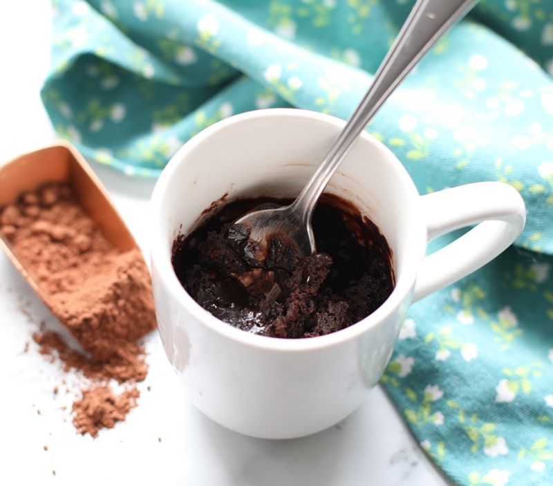 One-Bowl Microwave Mug Cakes