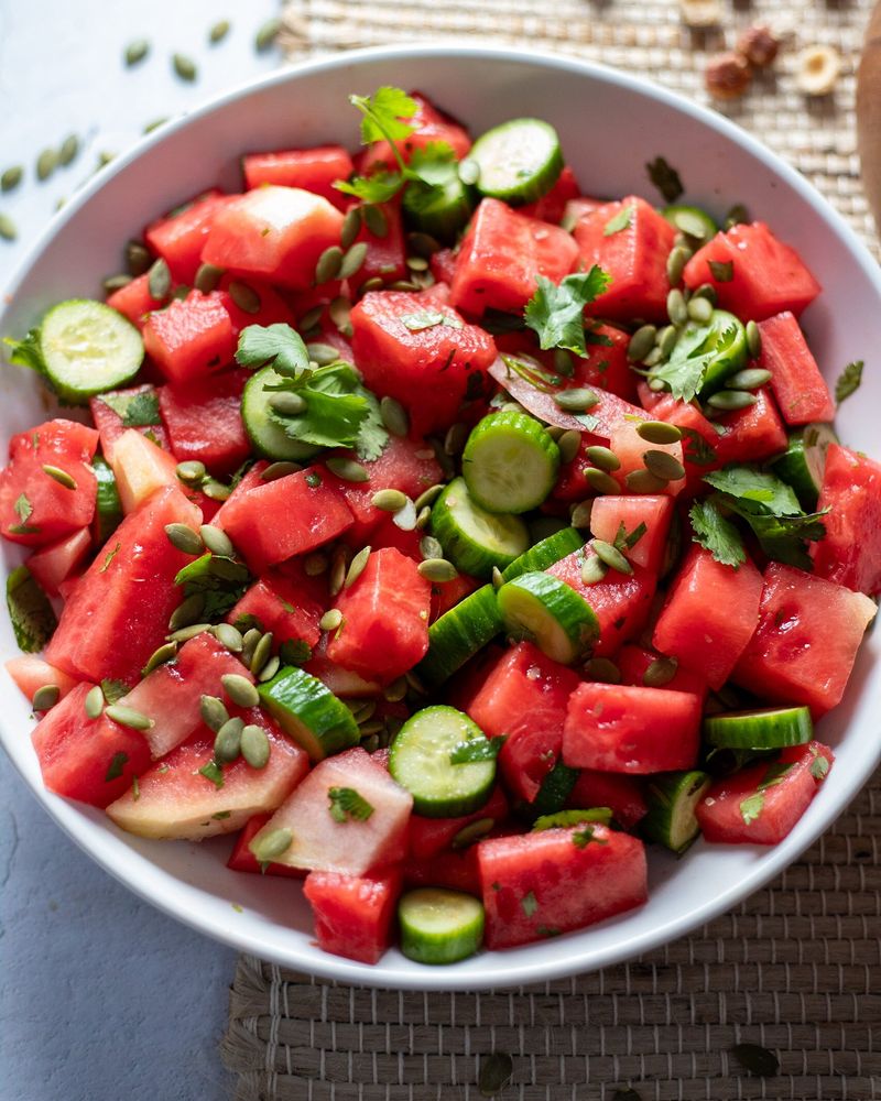 Cucumber and Watermelon