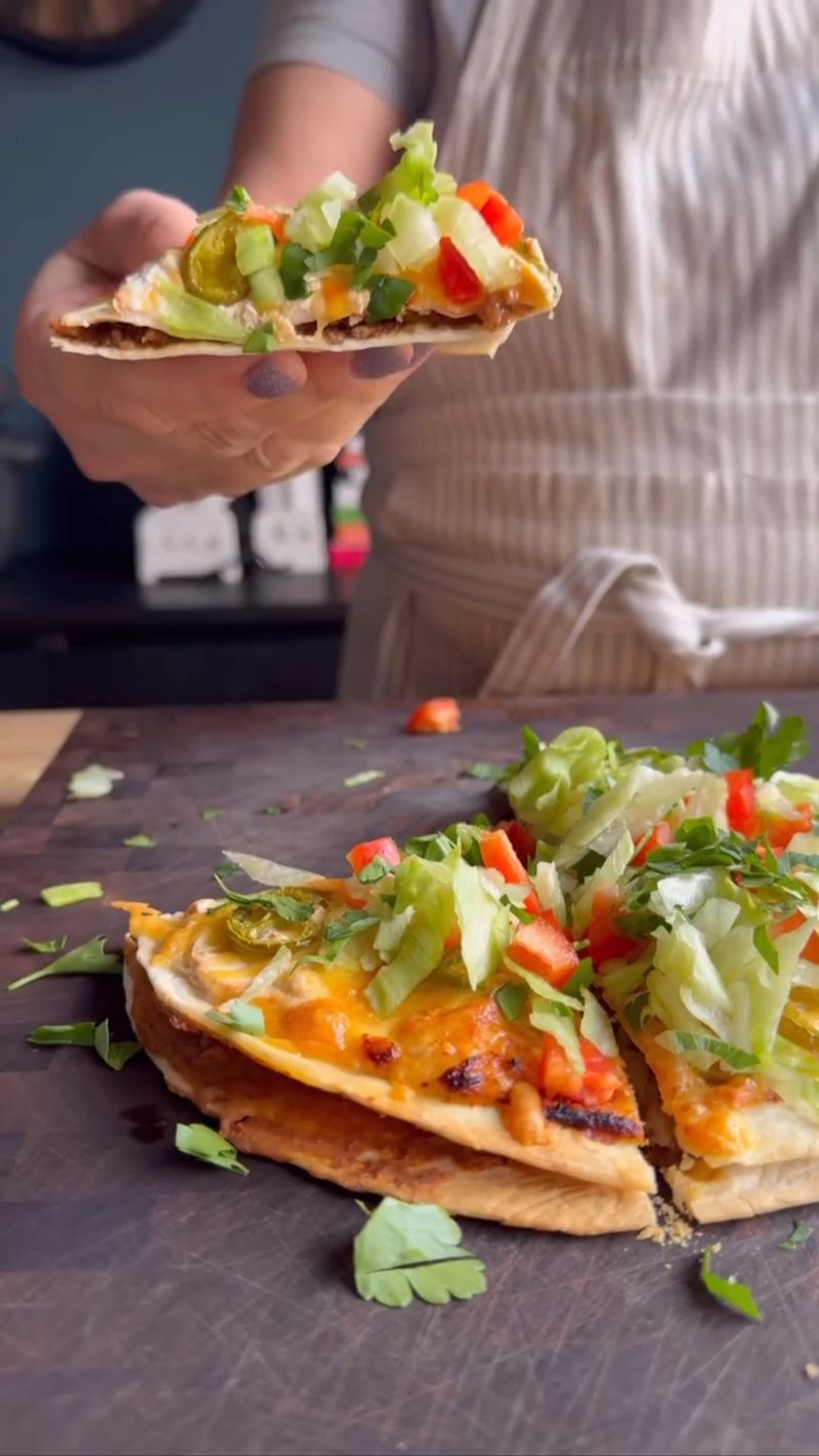 Veggie Mexican Pizza (Custom Build)