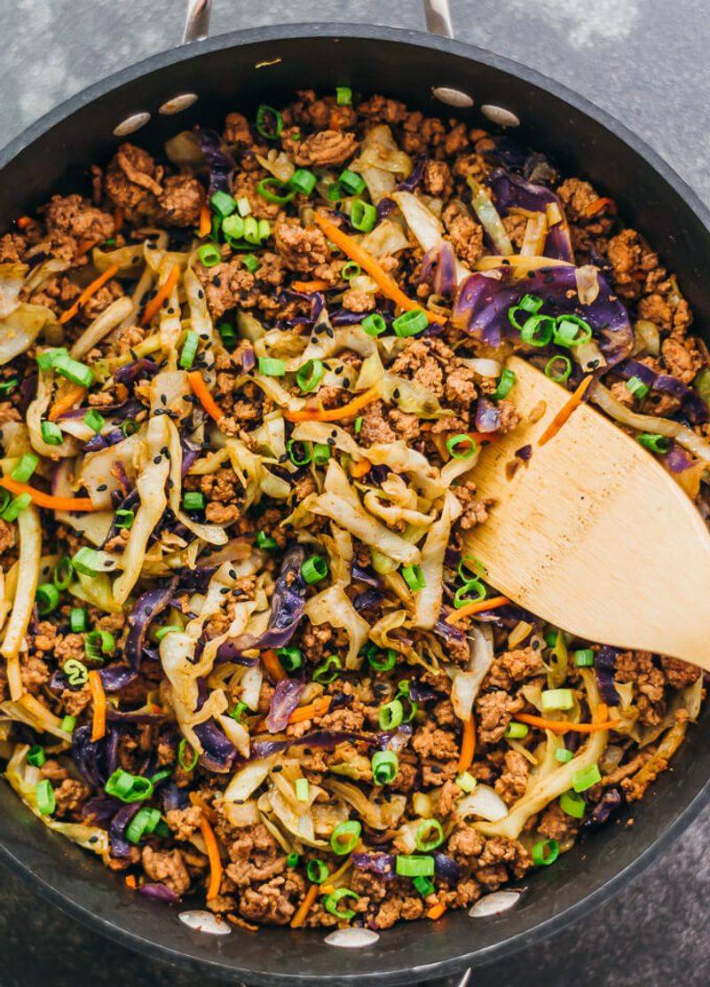 Cabbage and Beef Stir-Fry