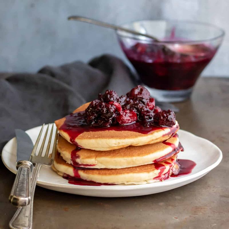 Frozen Berry Pancakes or Waffles