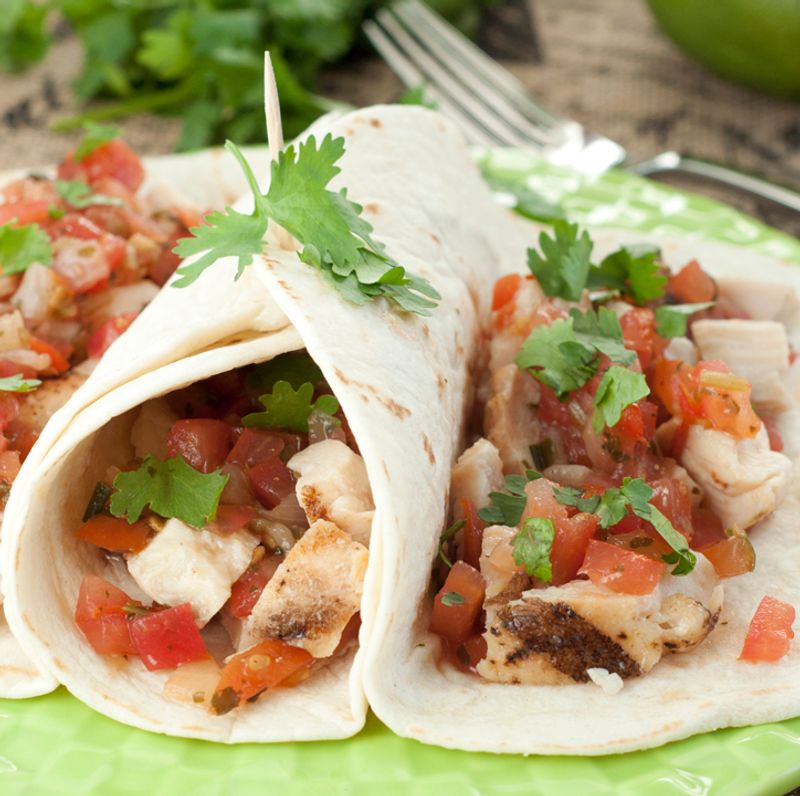 Chicken Soft Taco (Fresco Style)