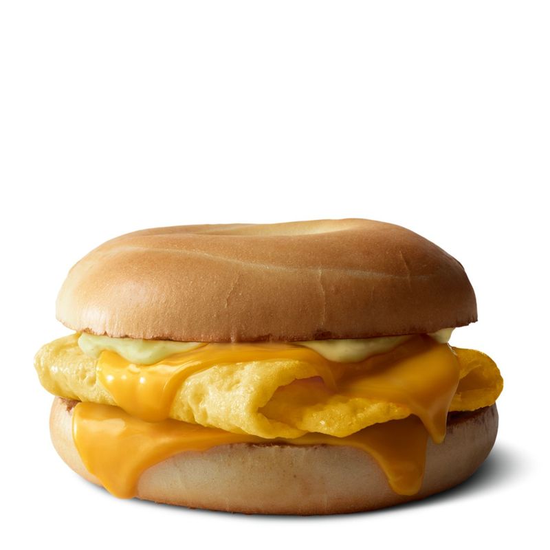 Customized Breakfast Sandwich: Egg + Cheese, No Meat