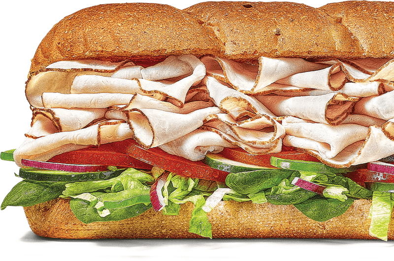 Turkey and Provolone Mini Sub with All the Veggies