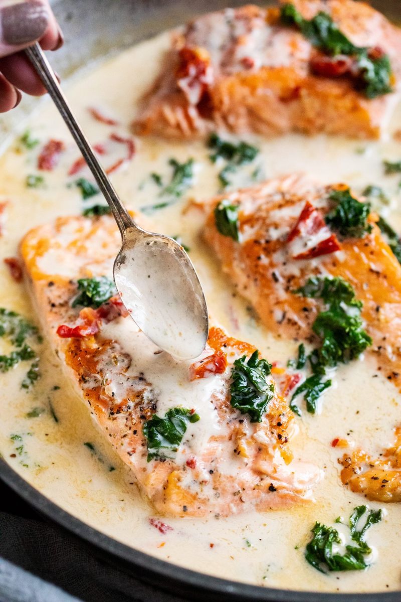 Creamy Tuscan Salmon