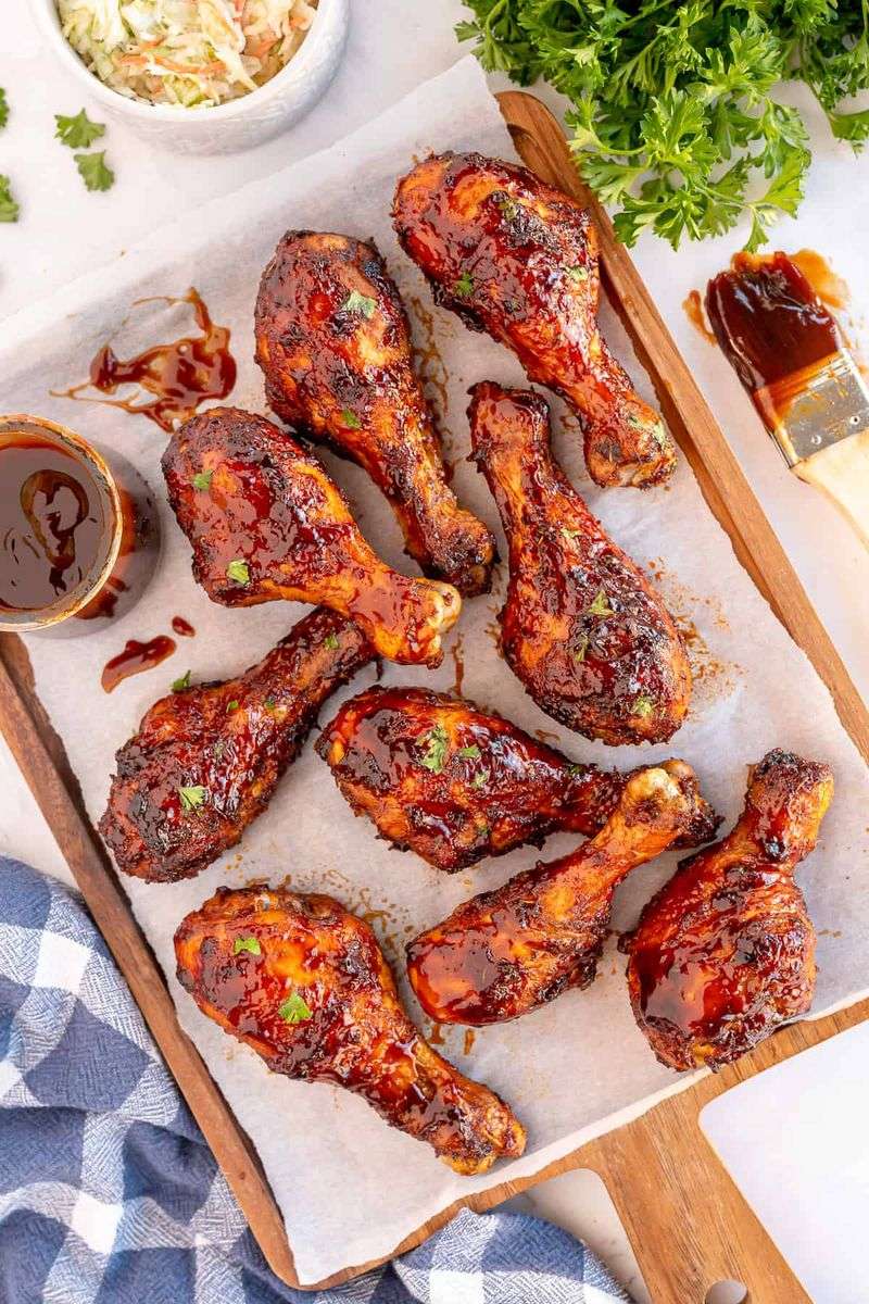 Keto BBQ Chicken Drumsticks