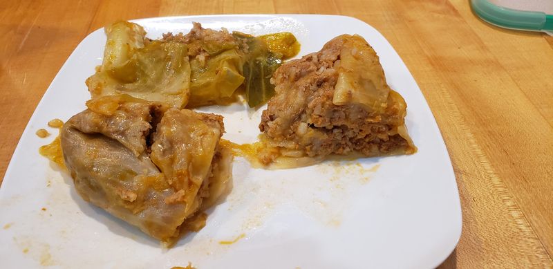 Overcooked Stuffed Cabbage Rolls