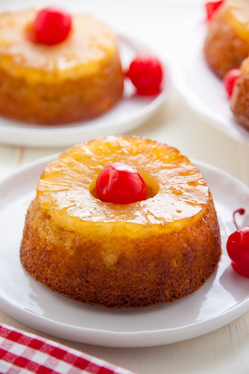Pineapple Upside-Down Mini Cakes