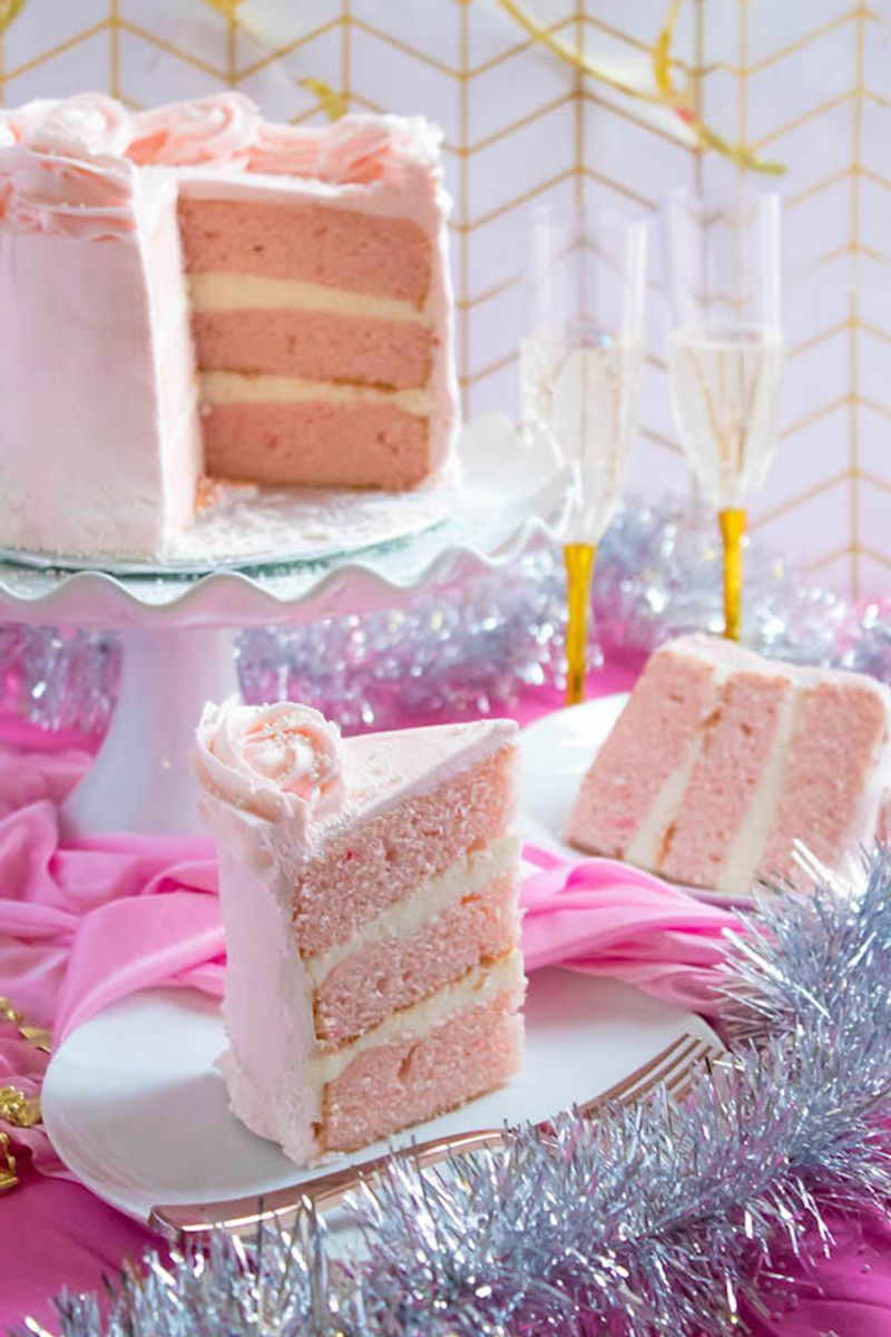 Pink Champagne Cake