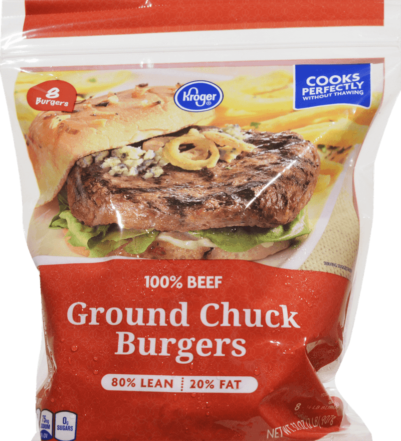 Kroger Ground Chuck Patties