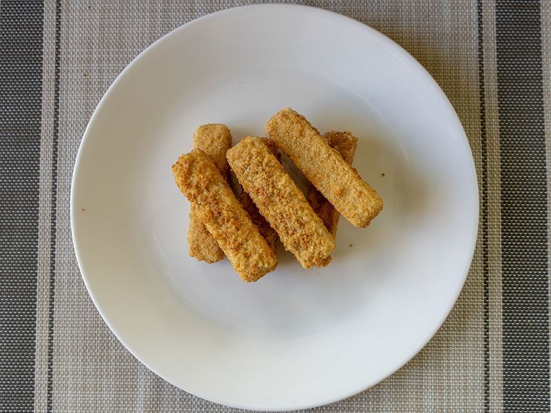 Frozen Breaded Fish Sticks (With No Sauce)